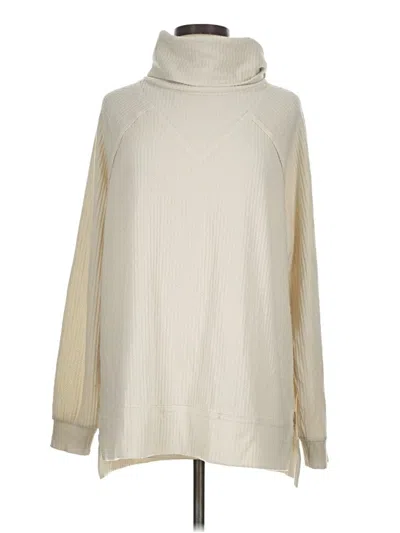 Pre-owned Lou & Grey Turtleneck Sweater In Ivory