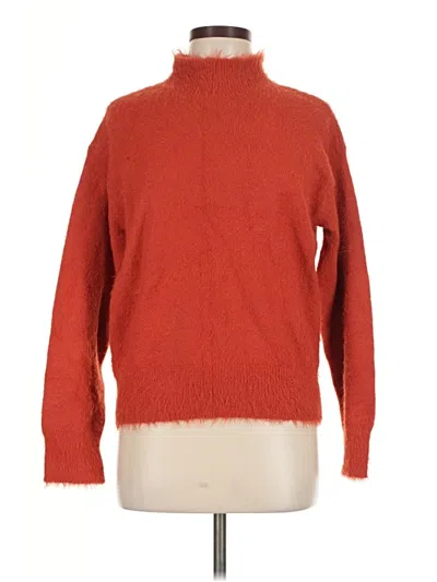 Pre-owned Lou & Grey Turtleneck Sweater In Orange