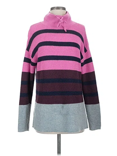 Pre-owned Lou & Grey Turtleneck Sweater In Pink