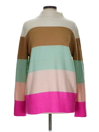 Pre-owned Lou & Grey Turtleneck Sweater In Pink