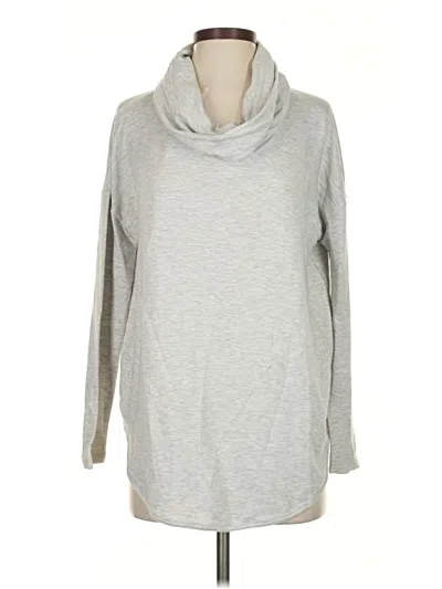 Pre-owned Lou & Grey Turtleneck Sweater In Silver