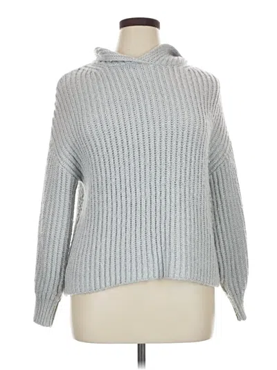 Pre-owned Lou & Grey Turtleneck Sweater In Silver