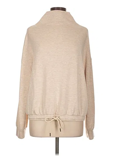 Pre-owned Lou & Grey Turtleneck Sweater In Tan