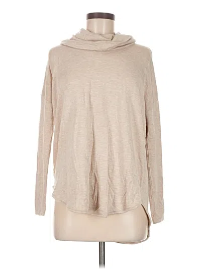 Pre-owned Lou & Grey Turtleneck Sweater In Tan