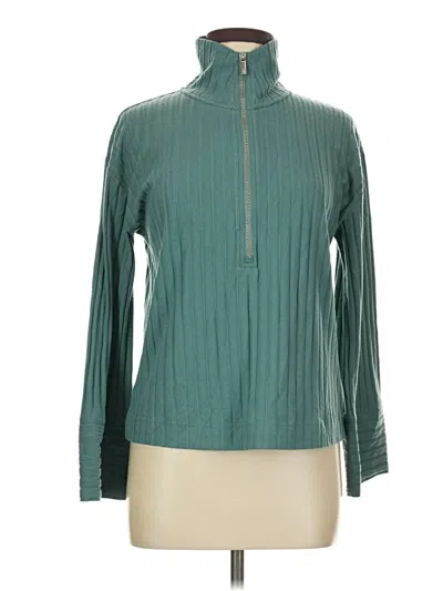 Pre-owned Lou & Grey Turtleneck Sweater In Teal