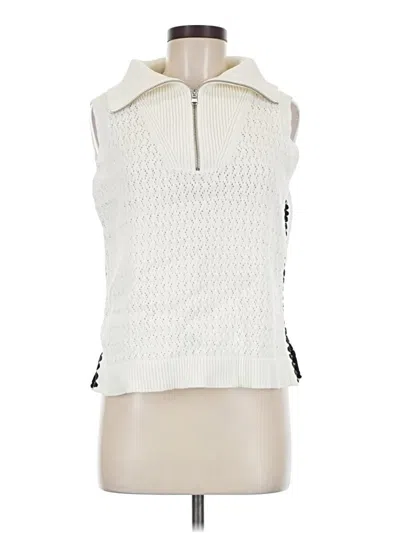 Pre-owned Lou & Grey Vest In White