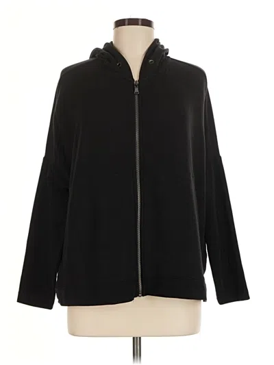Pre-owned Lou & Grey Zip Up Hoodie In Black