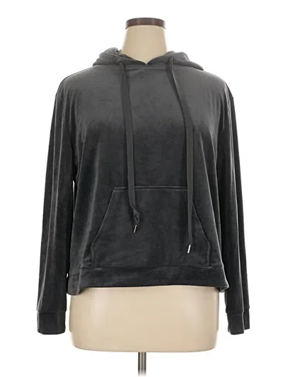 Pre-owned Lou & Grey Zip Up Hoodie In Black