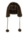 Lou Andrea Aviator Hat In Metallic
