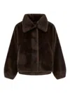 Lou Andrea Mink Faux Fur In Multi