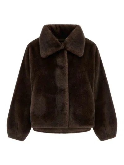 Lou Andrea Mink Faux Fur In Multi