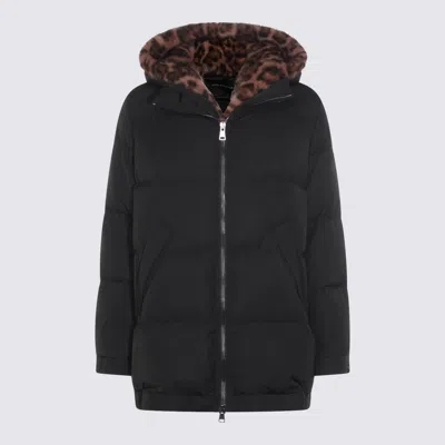 Lou Andrea Coats Black/leopard