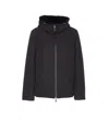 Lou Andrea Reversible Zip-closure Jacket In Black