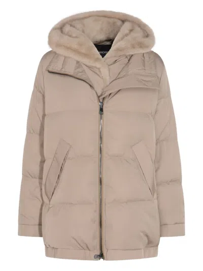 LOU ANDREA HOODED COAT