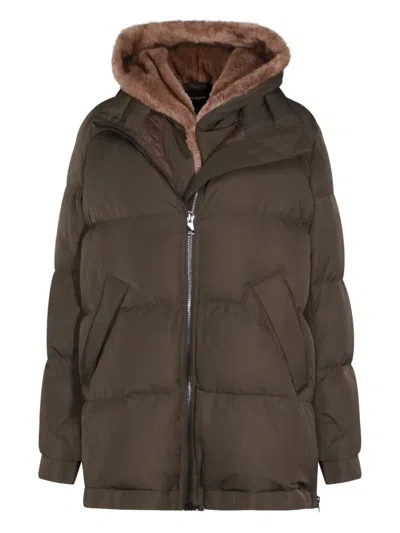 LOU ANDREA HOODED COAT