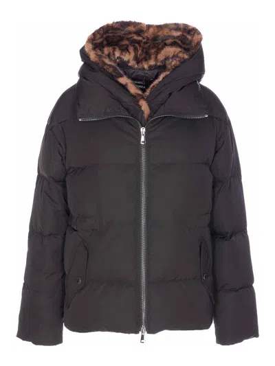 LOU ANDREA REVERSIBLE DOWN JACKET