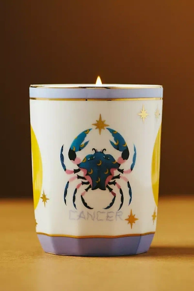 Lou Benesch Stargazer Zodiac Boxed Candle In Multi