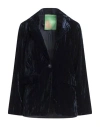 Lou Lou Belle Ville Paris Woman Blazer Navy Size S/m Polyester