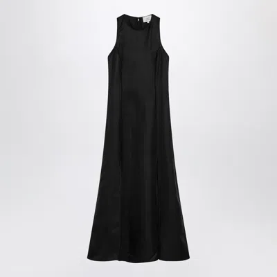 Loulou De Saison Lou Lou De Saison Abito Iraka In Twill Di Seta Nero In Black