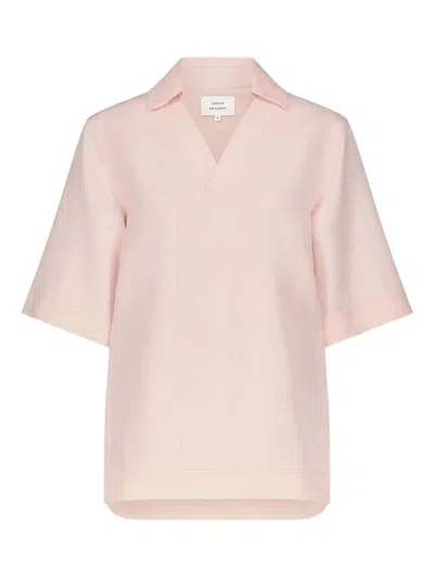 Lou Lou De Saison "ermo" Oversized Polo Shirt In Pink