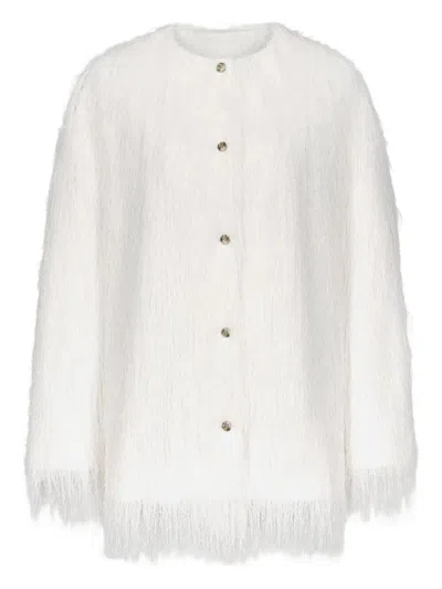 Lou Lou De Saison "filipo" Oval-shaped Coat In Multi