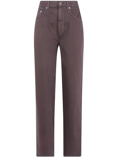 Lou Lou De Saison Jeans Straight Leg "samur Lds" In Brown