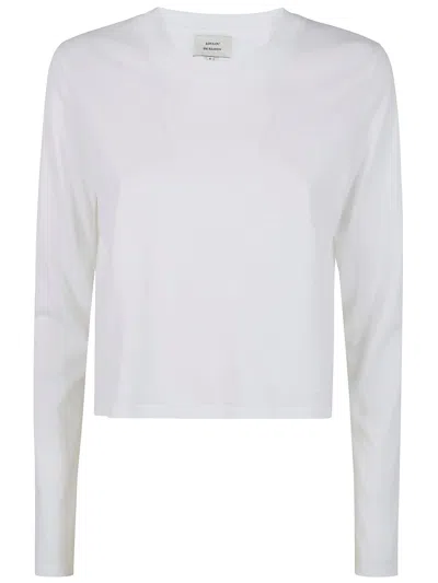 Lou Lou De Saison Masal Roundneck Longsleeve In White