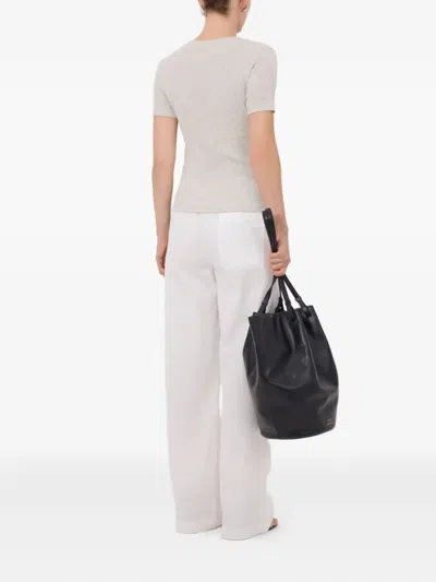 Lou Lou De Saison T-shirt Fitted "avalyn" In Gray