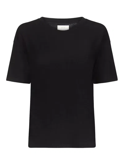 Lou Lou De Saison T-shirt Manica Corta "ezra" In Black