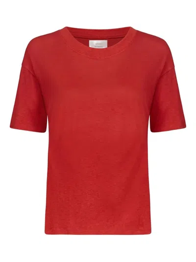 Lou Lou De Saison T-shirt Manica Corta "ezra" In Red