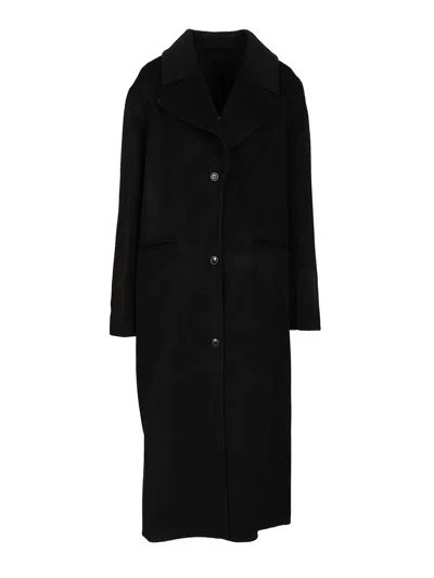 Lou Lou De Saison Vitto Single Breasted Coat Coats Black