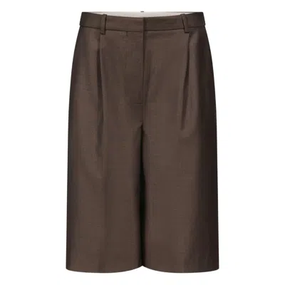 Lou Lou De Saison Wool Shorts In Multi