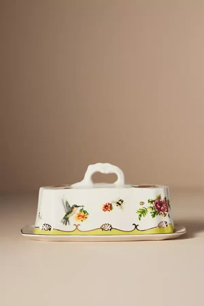 Lou Rota Mother Nature Butter Dish In White