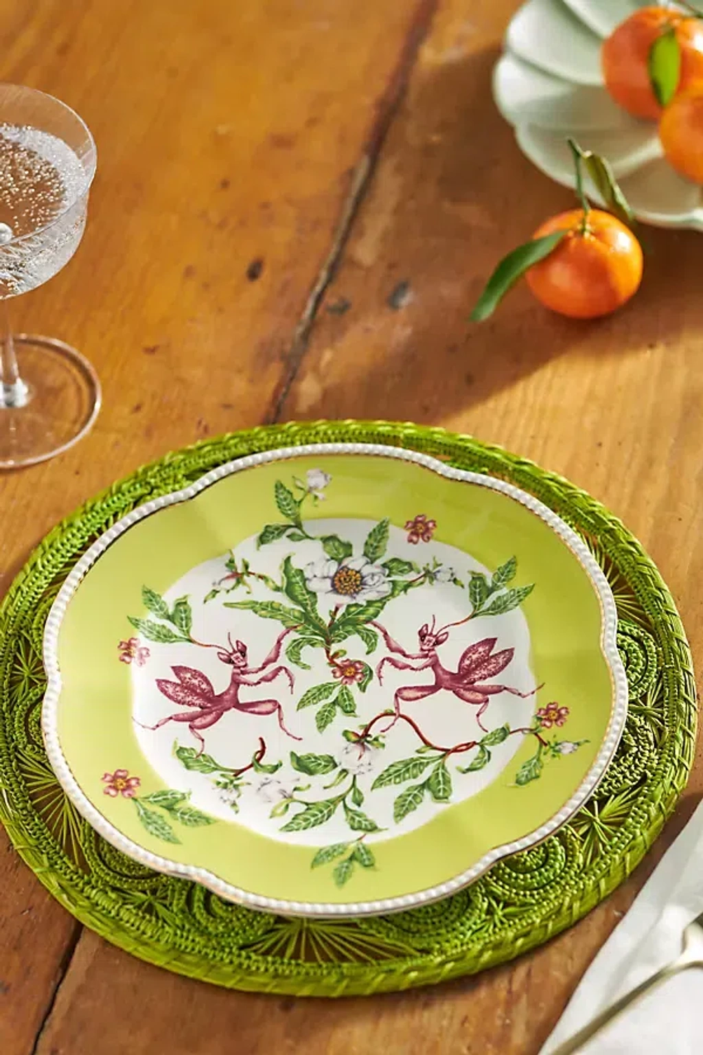 Lou Rota Mother Nature Dessert Plate In Green | ModeSens