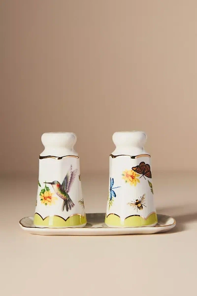 Lou Rota Mother Nature Salt & Pepper Shakers In White