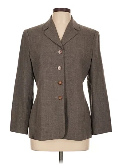 Pre-owned Louben Blazer Jacket In Brown