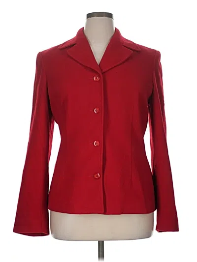 Pre-owned Louben Blazer Jacket In Red