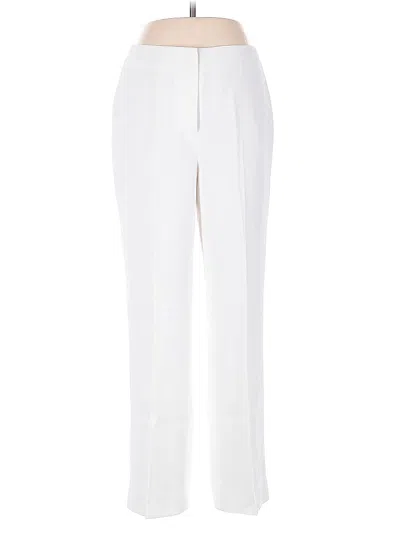 Pre-owned Louben Dress Pants In White