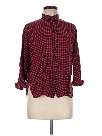 Pre-owned Louche 3/4 Sleeve Blouse In Red