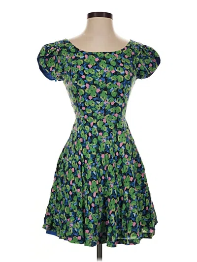 Pre-owned Louche Cocktail Dress In Green
