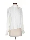 Louche Long Sleeve Blouse In White
