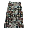Louche Women's Buffy Seventies Patch Jacquard Midi Skirt In Multi