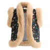 Louche Women's Dominica Butterfly Ball Jacquard Faux Fur Trimmed Waistcoat – Multicoloured