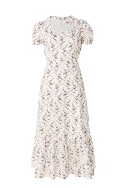 Louche Women's Elois Regency Print Empire Waist Midaxi Dress