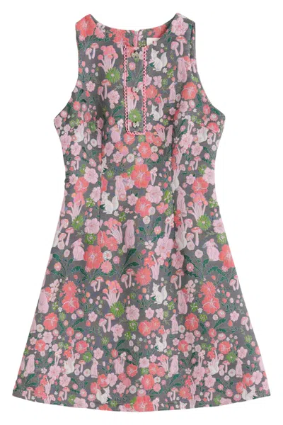 Louche Women's Marcia Fairytale Jacquard A-line Mini Dress - Pink In Multi