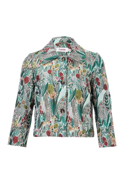 Louche Women's Salut Jungle Jacquard Jacket - Green