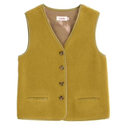 Louche Women's Yellow Chris Borg Waistcoat – Mustard