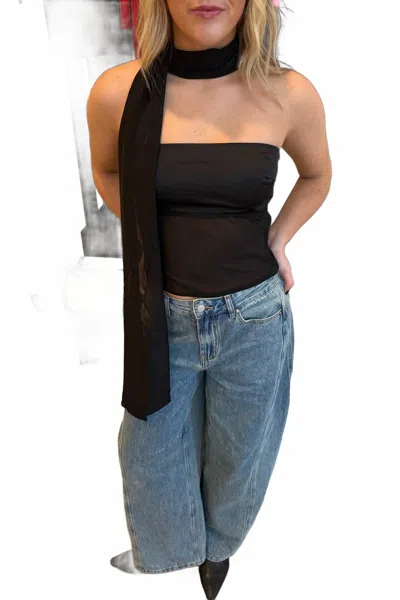 Loucia After Midnight Tube Top In Black