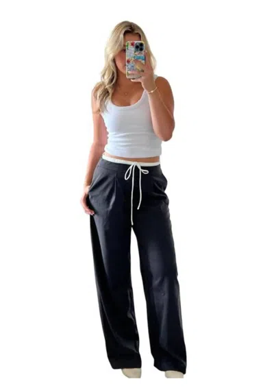 Loucia Back In It Trouser Pant In Black