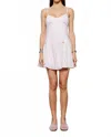 Loucia Bella Vita Mini Dress In Blush Pink